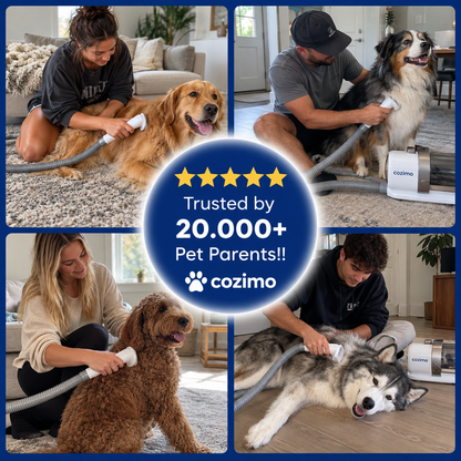 Pet Grooming Vacuum Kit – 5-in-1